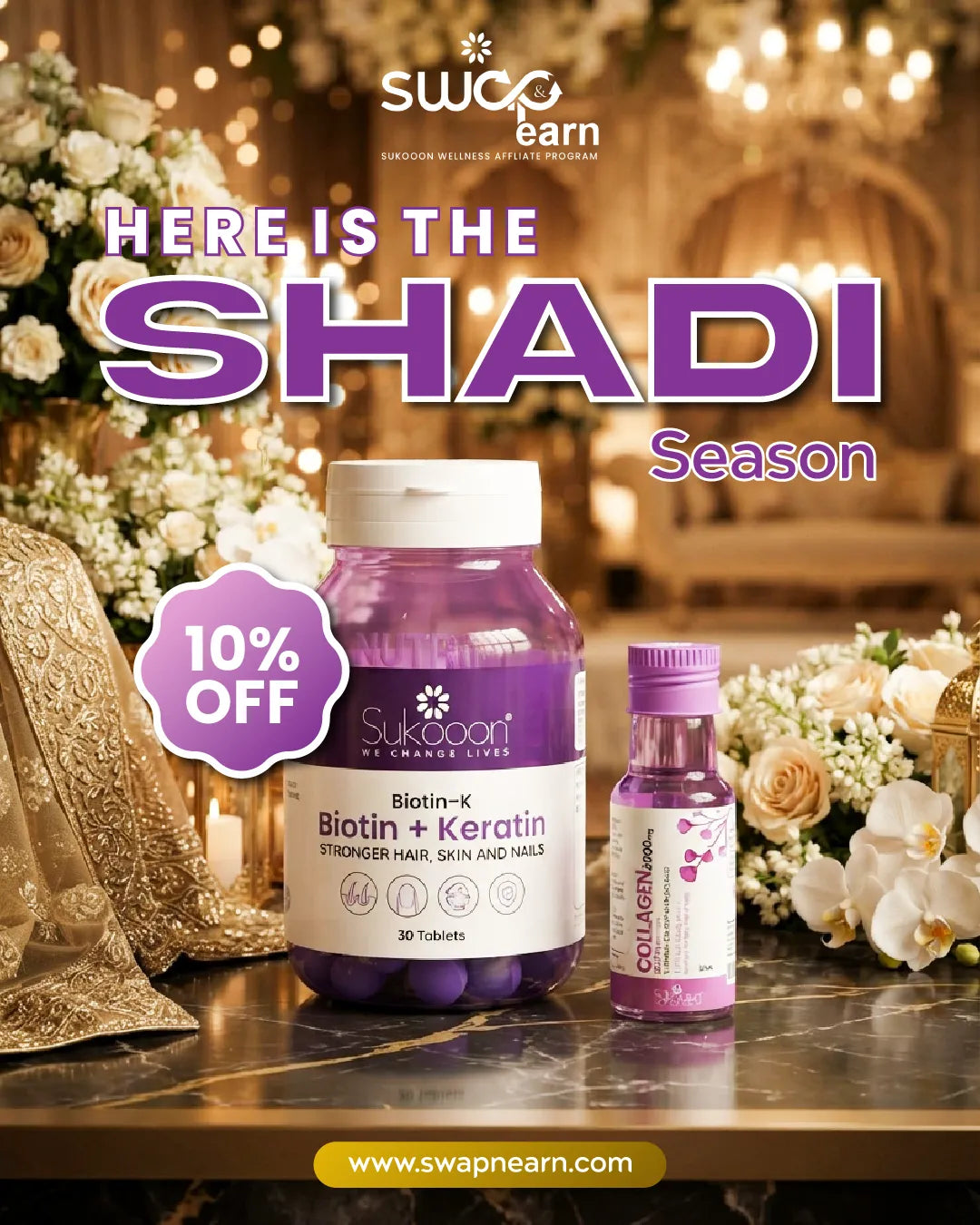 SWAP Women’s Hair & Beauty Glow Bundle