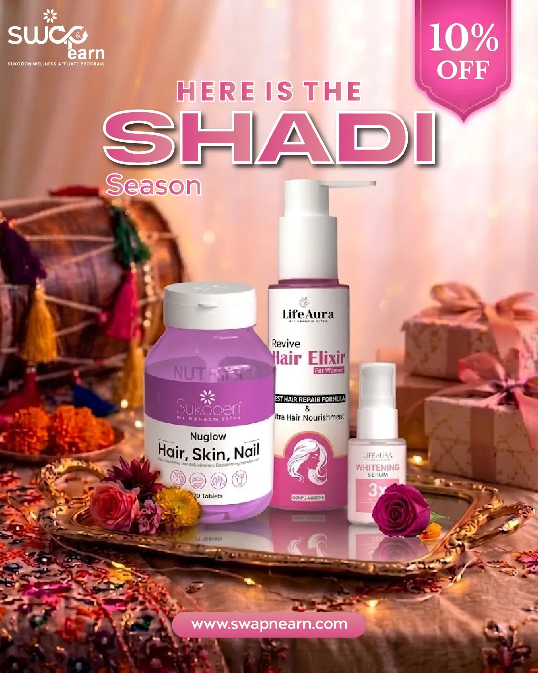 SWAP Women’s Glow & Revive Beauty Bundle
