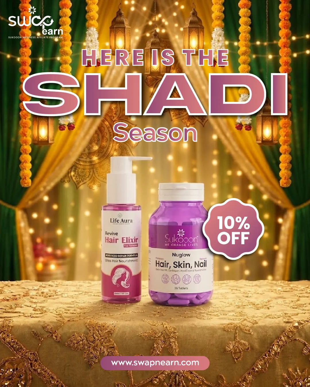 SWAP Women’s Hair, Skin & Beauty Care Bundle