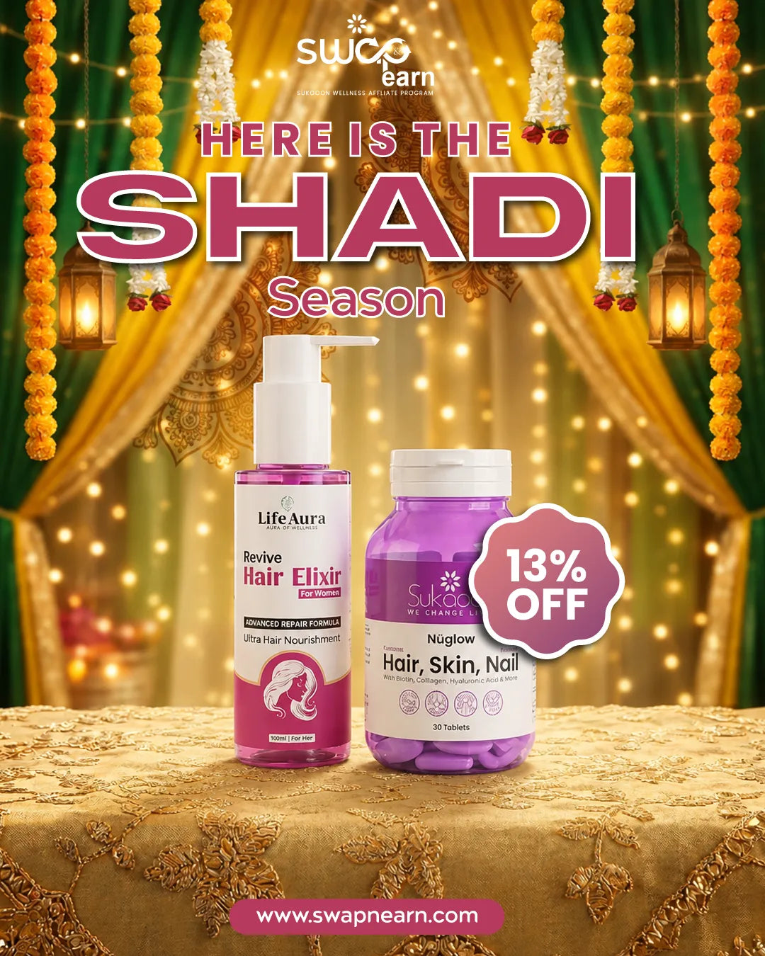 SWAP Women’s Hair, Skin & Beauty Care Bundle
