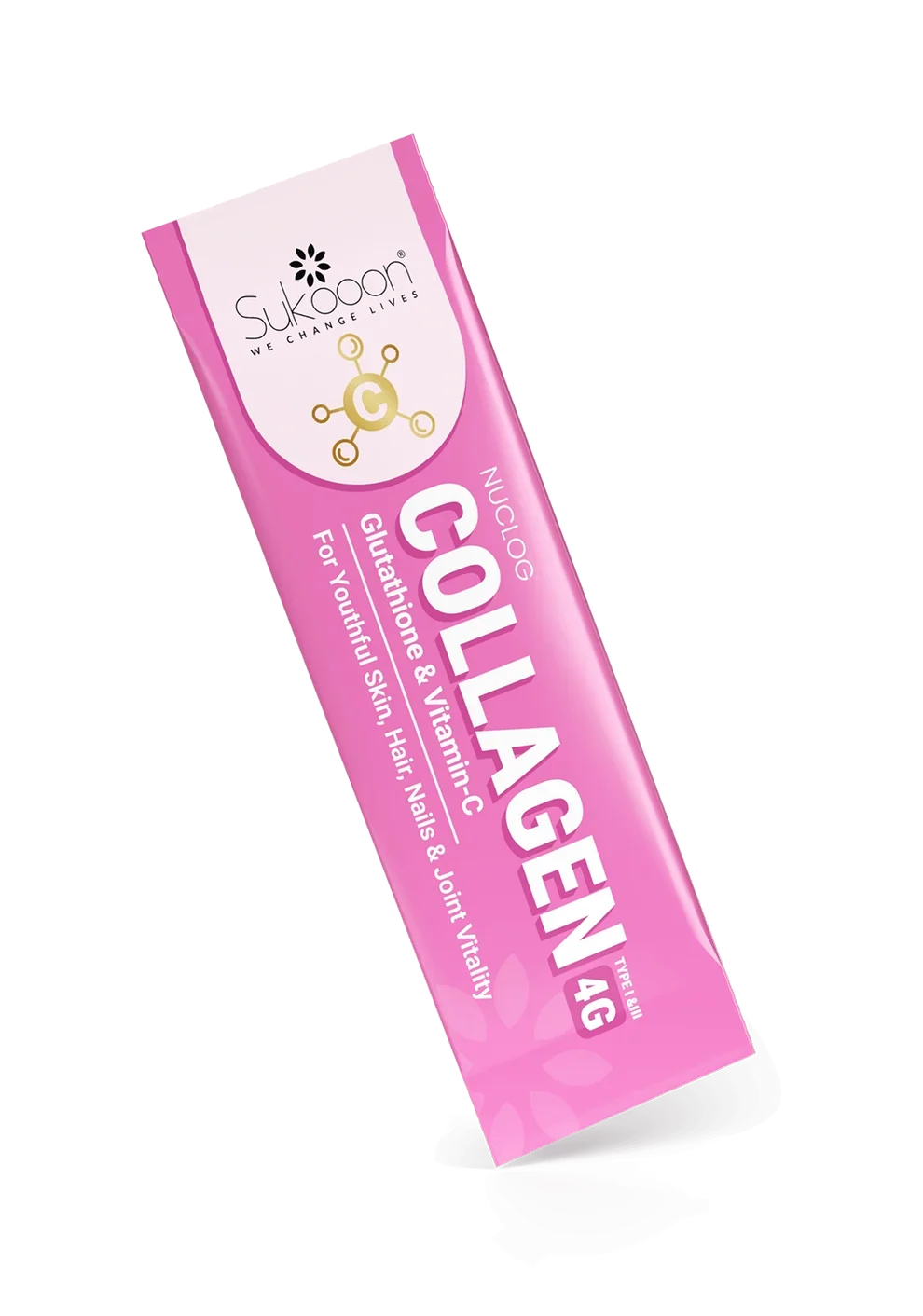 NUCLOG Sachets (8 g Each) – Type I & Type III Collagen (4 g) | Pack of 30