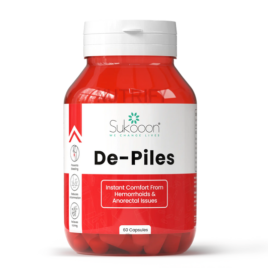 De-Piles Capsules | Digestive & Internal Comfort Support Formula