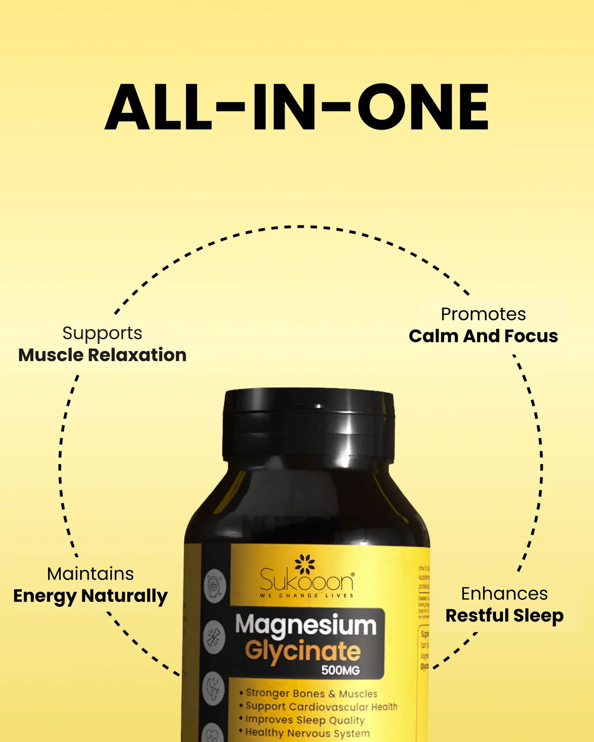 Magnesium Glycinate | Energy, Relaxation & Wellness Support