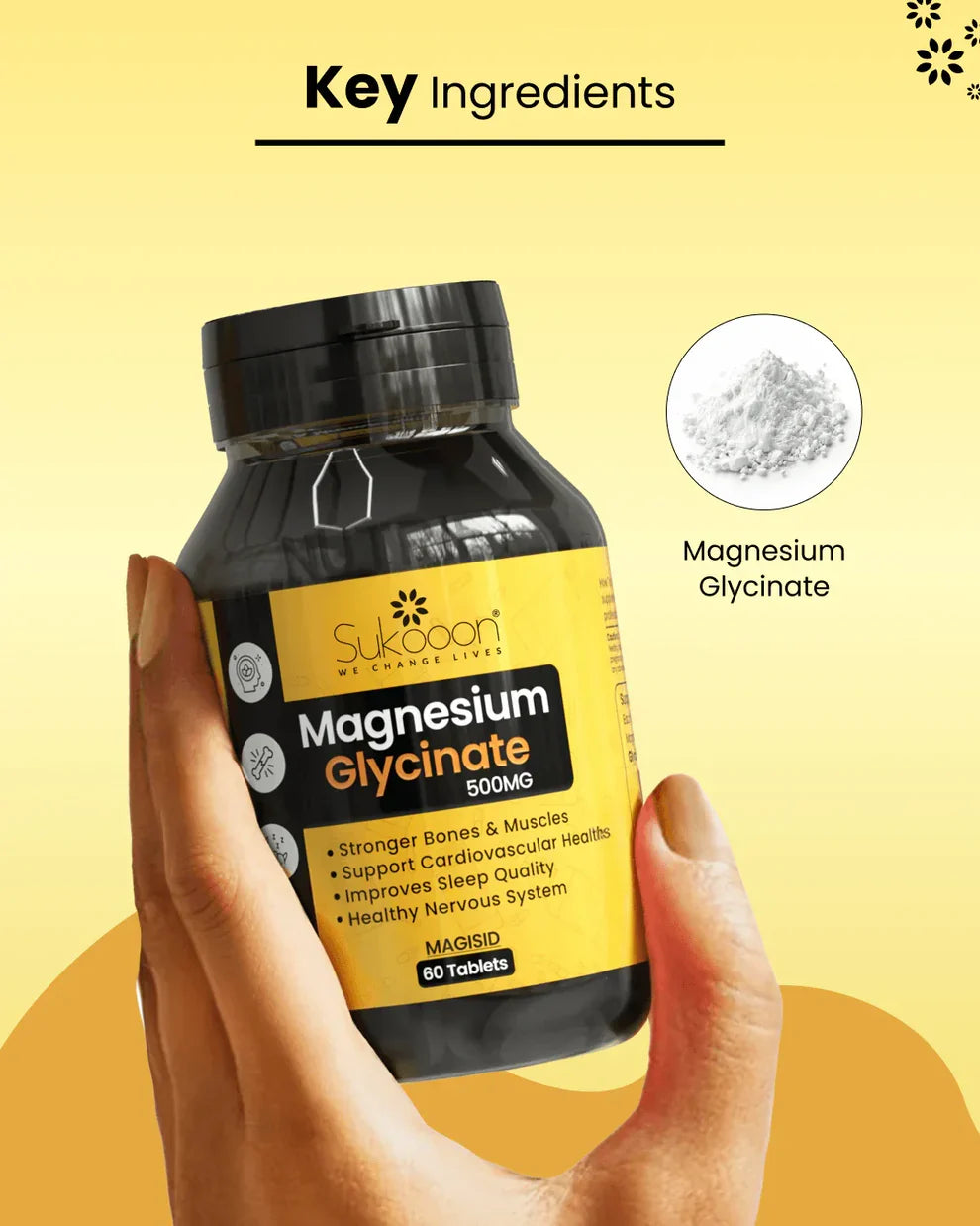 Magnesium Glycinate | Energy, Relaxation & Wellness Support