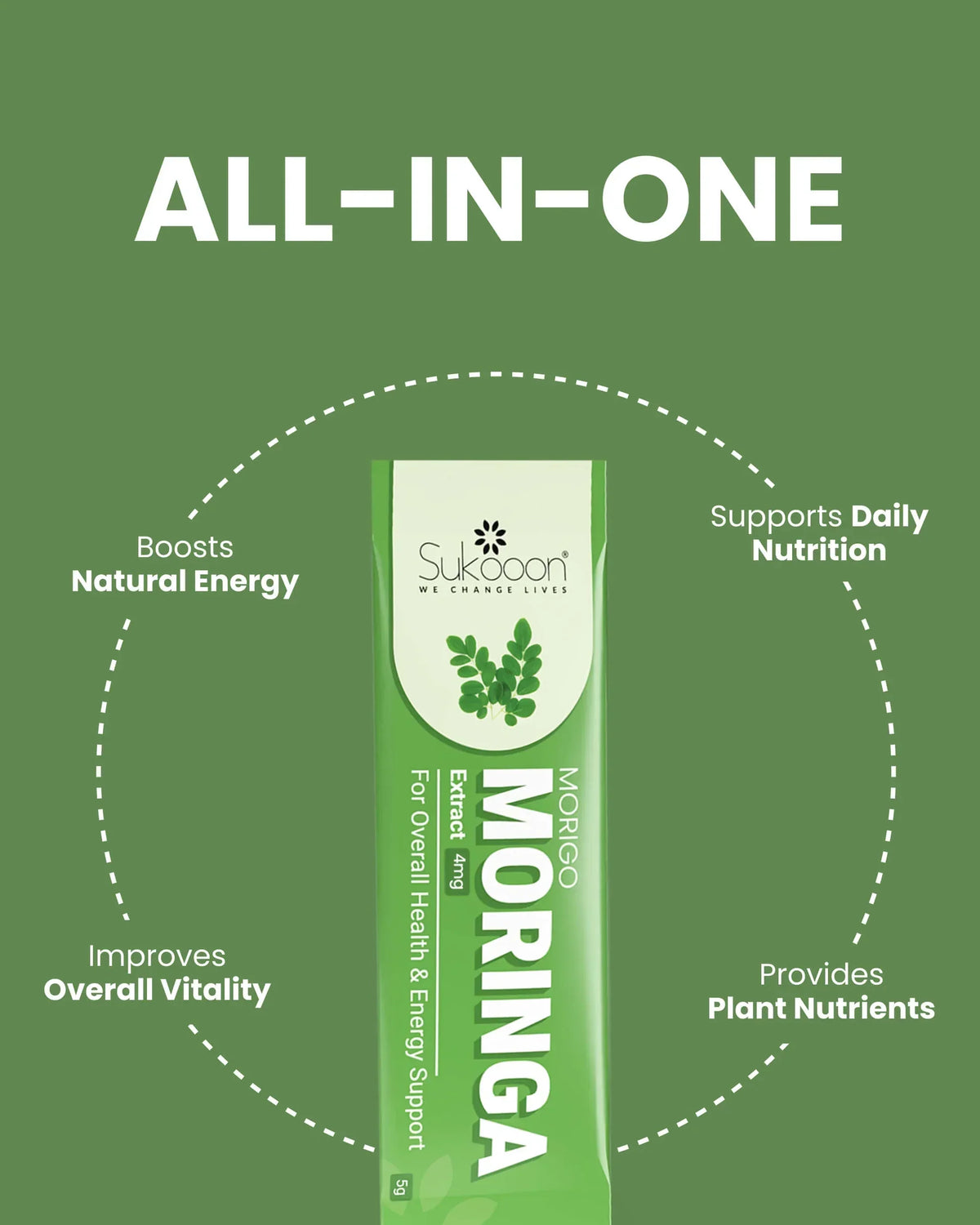 MORIGO (Moringa Extract 4 mg) Sachet by Sukooon 10's