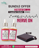 Nerve-on (30ML) x 2 + Wallet Free Or Belts Free