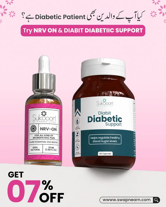 Nrv On 30ml + Diabit Capcules