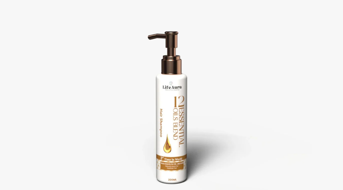 12 Essential Oils Blend Hair Shampoo