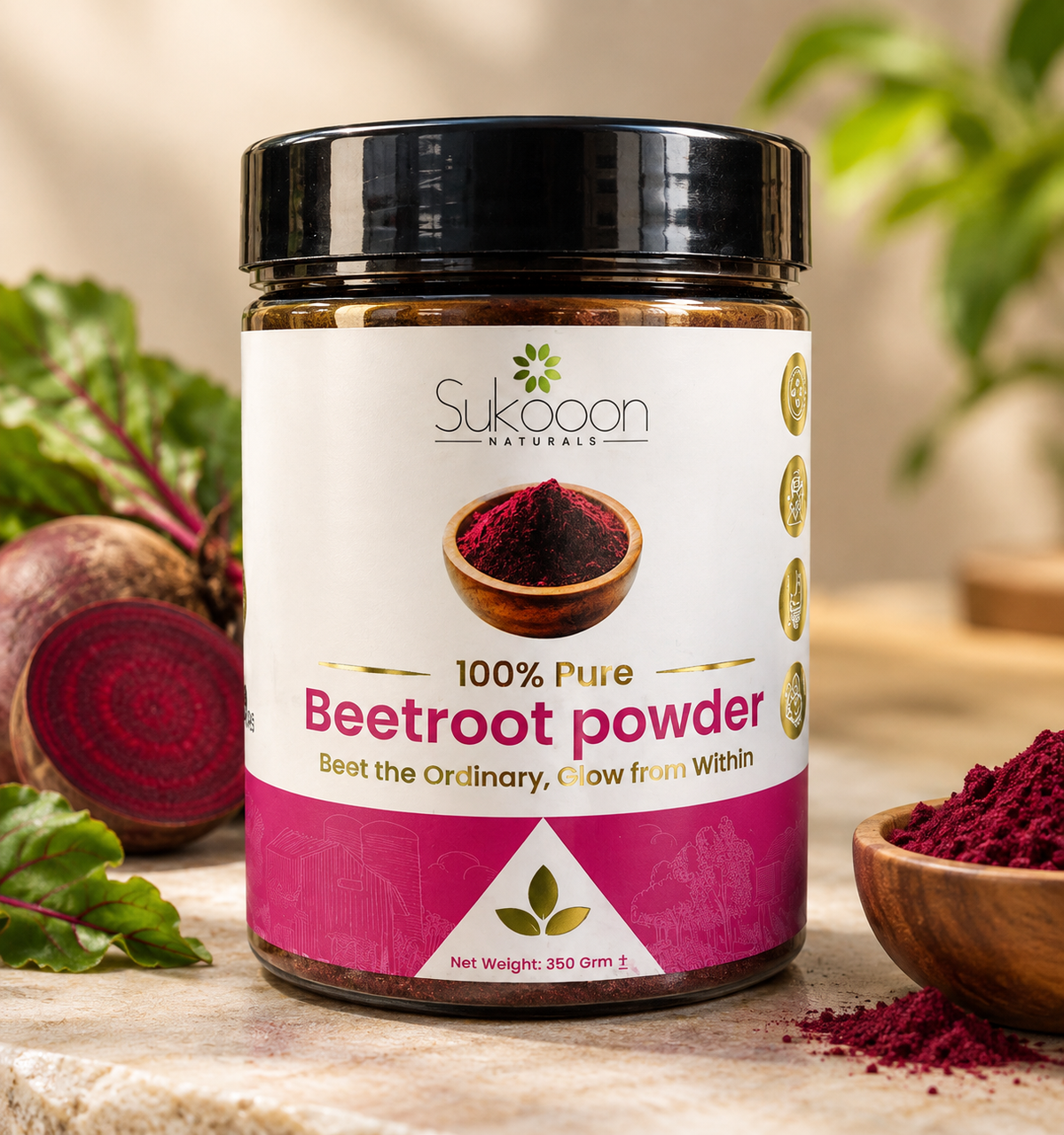 Sukooon Pure Beetroot Powder 350g